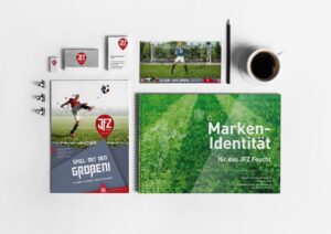 Beispiel-Layouts / Grafiken für ein Corportate-Design / Marken-Branding